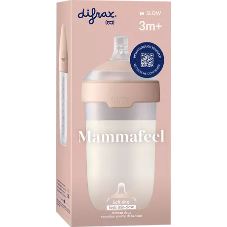 Difrax LOVI Mammafeel Fles 3M+ 250 ML