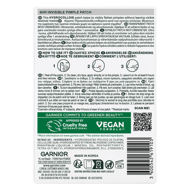 Garnier Pure Active Pimple Patch 22 stuks