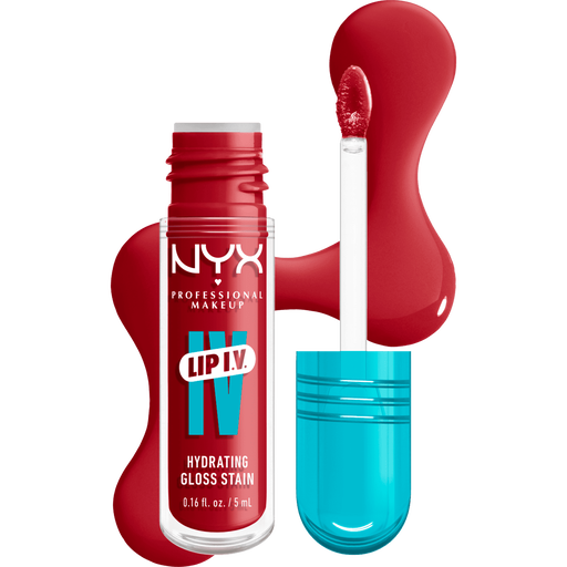 NYX Professional Makeup Lip IV Hydraterende Lipgloss Stain Berry Thirsty