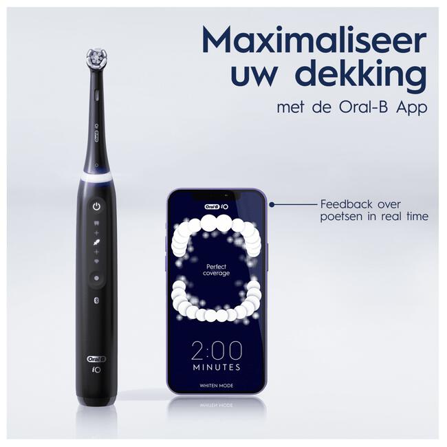Oral-B iO 5S Duo Zwart & Wit 2 Elektrische Tandenborstels