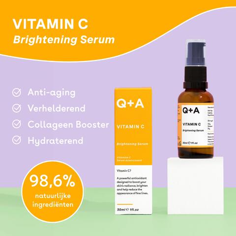 Q+A Vitamin C Brightening Serum 30 ML