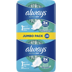 Always Ultra Maandverband Normal Vleugels 28 Stuks