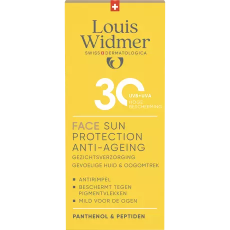 Louis Widmer Face Sun Protection Anti-Ageing SPF 30 Licht Geparfumeerd 50ML