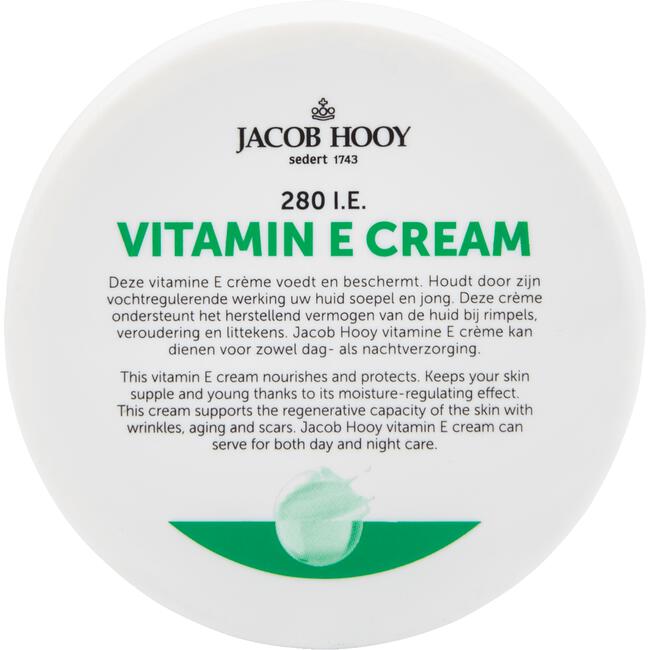 Bijdrage inhoudsopgave redden Jacob Hooy Vitamine E Crème 140 ML 140 ML | Etos