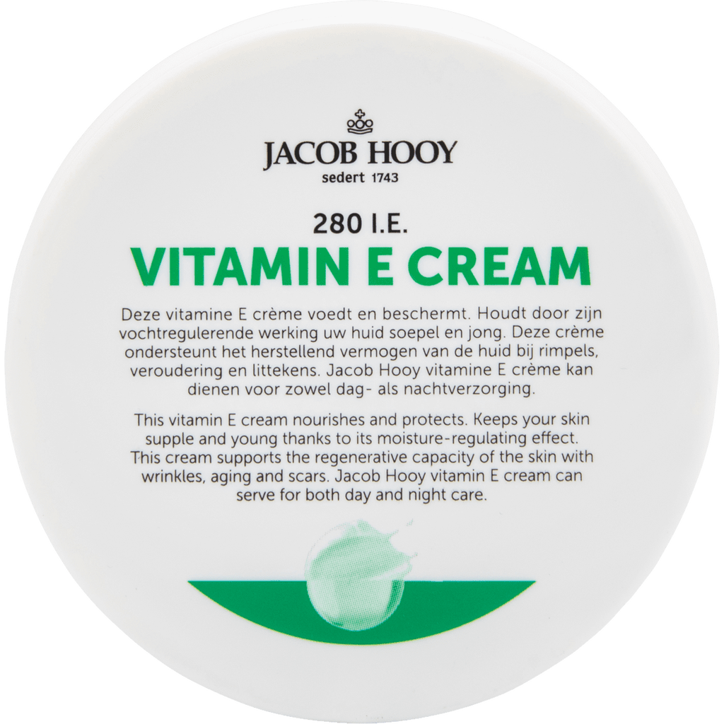 Jacob Hooy Vitamine E Crème 140 ML 140 ML Etos