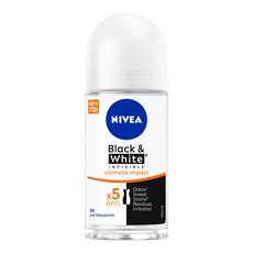 NIVEA Black & White Ultimate Impact Deodorant Roller 50 ML
