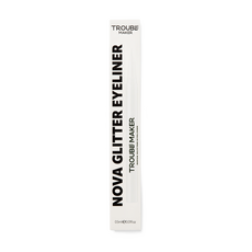 Trouble Maker Nova Glitter Liquid Eyeliner Pen Circuit Breaker Silver