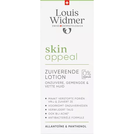 Louis Widmer Skinappeal Zuiverende Lotion Zonder Parfum 150 ML