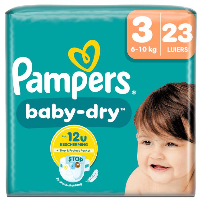 Pampers Baby Dry Luiers Maat 3 6-10 KG 23 stuks
