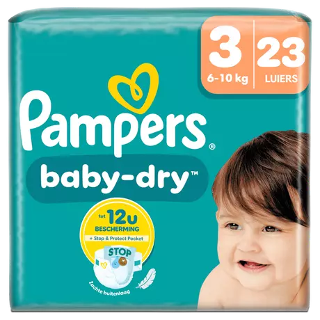 Pampers Baby Dry Luiers Maat 3 6-10 KG 23 stuks