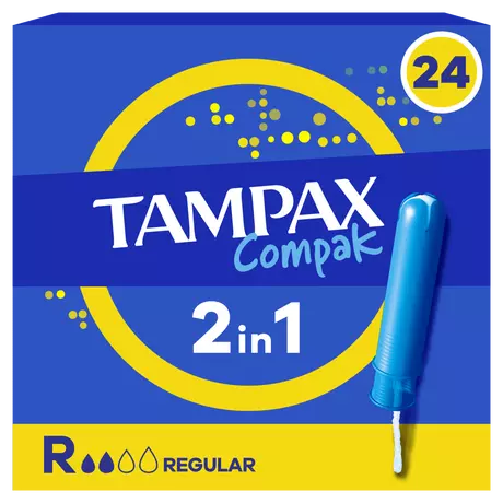 Tampax Compak Regular Tampons Met Inbrenghuls 24 stuks