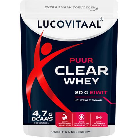 Lucovitaal Clear Whey Puur Eiwitpoeder 175 gram