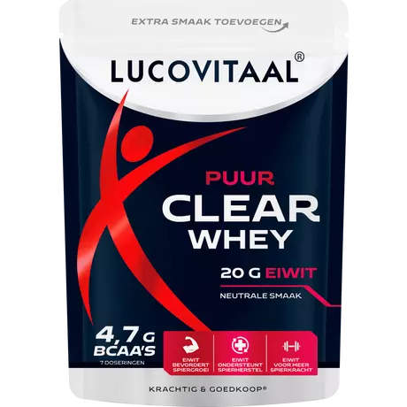 Lucovitaal Clear Whey Puur Eiwitpoeder 175 gram