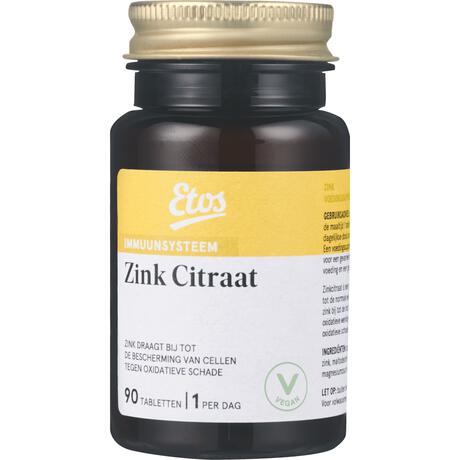 Etos Zink Citraat 90 stuks
