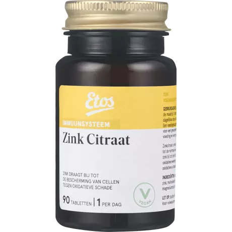 Etos Zink Citraat Tabletten 90 stuks