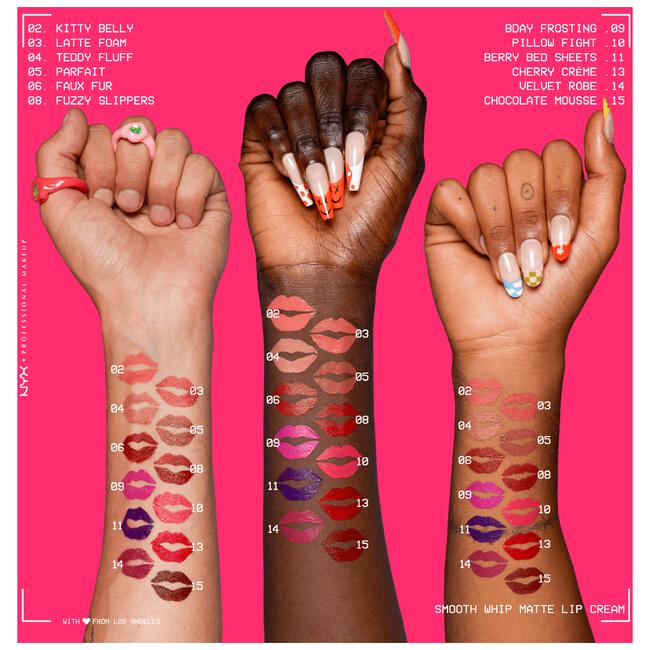 NYX Professional Makeup Smooth Whip Matte Lippenstift 02 Kitty Belly