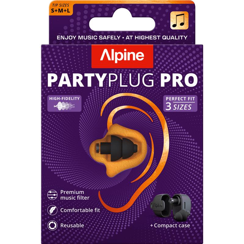 Alpine PartyPlug Pro Oordoppen Black 1 Paar