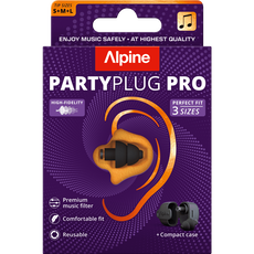Alpine PartyPlug Pro Oordoppen Black 1 Paar 