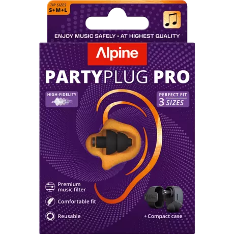 Alpine PartyPlug Pro Oordoppen Black 1 Paar&nbsp;