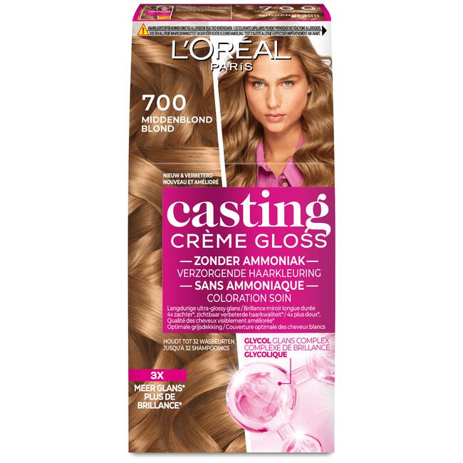 L'Oréal Paris Casting Crème Gloss Haarverf 700 Mocha Mania Middenblond