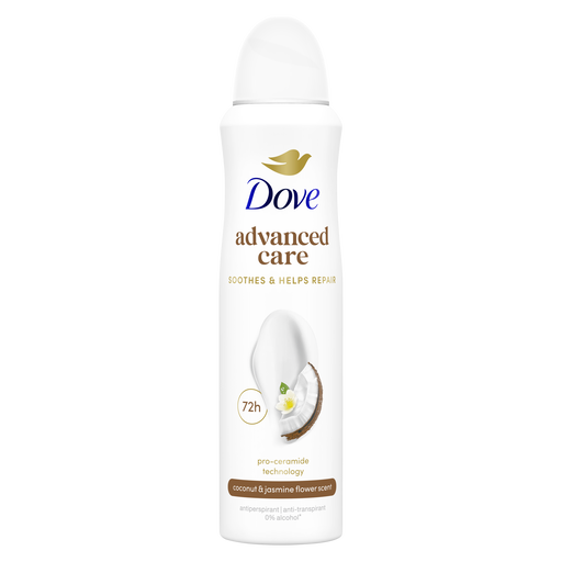 Dove Advanced Care Coconut & Jasmine Flower Anti-Transpirant Deodorant Spray 150 ML