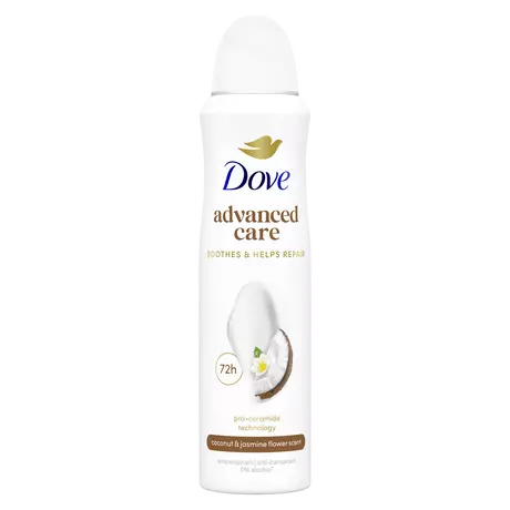 Dove Advanced Care Coconut & Jasmine Flower Anti-Transpirant Deodorant Spray 150 ML