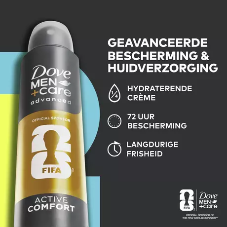 Dove Men+Care Advanced Active Comfort Deodorant Spray 150 ML