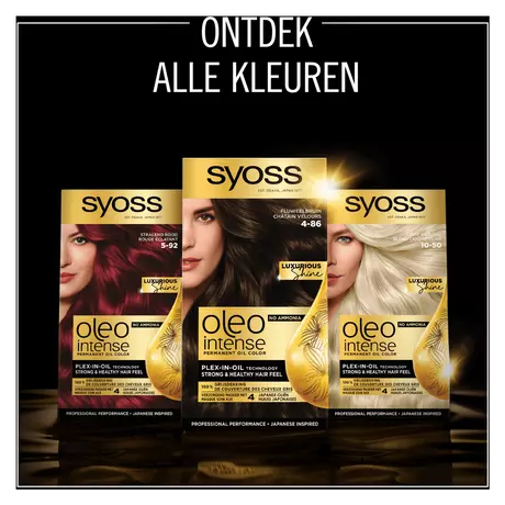 Syoss Oleo Intense  Permanente Haarkleuring 10-50 Licht Asblond