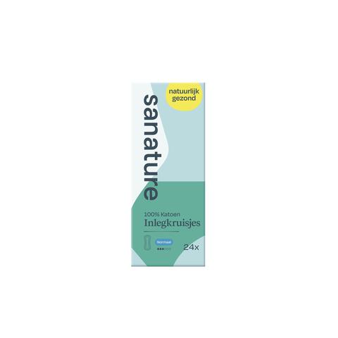 Sanature 100% Katoenen Inlegkruisjes Normaal Doosje 24 stuks