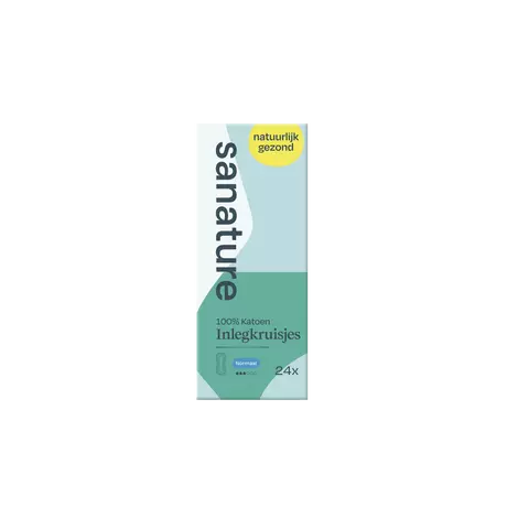 Sanature 100% Katoenen Inlegkruisjes Normaal Doosje 24 stuks