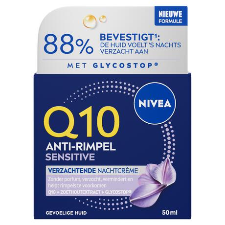 NIVEA Q10 Power Anti-Rimpel Sensitive Hydraterende Nachtcrème 50 ML