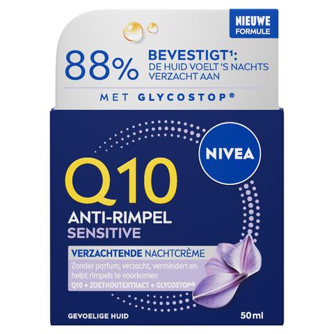NIVEA Q10 Power Anti-Rimpel Sensitive Hydraterende Nachtcrème 50 ML