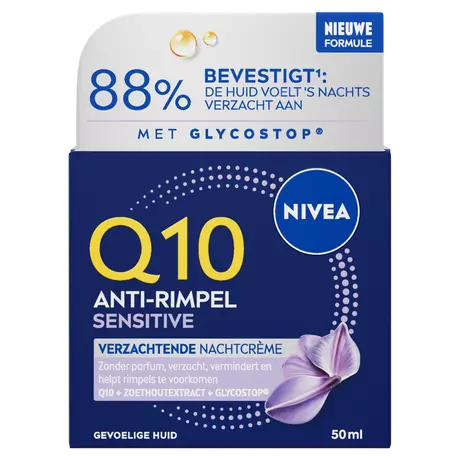 NIVEA Q10 Power Anti-Rimpel Sensitive Hydraterende Nachtcrème 50 ML
