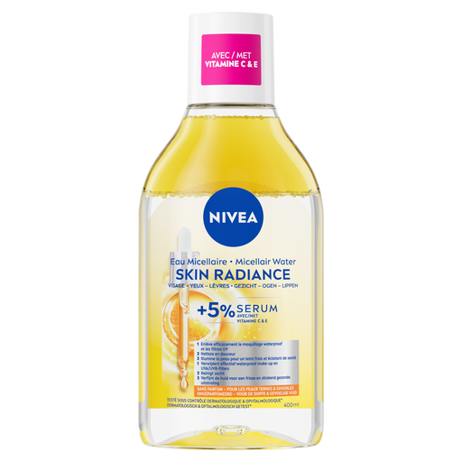 NIVEA Skin Glow Serum Infused Micellair Water 400 ML