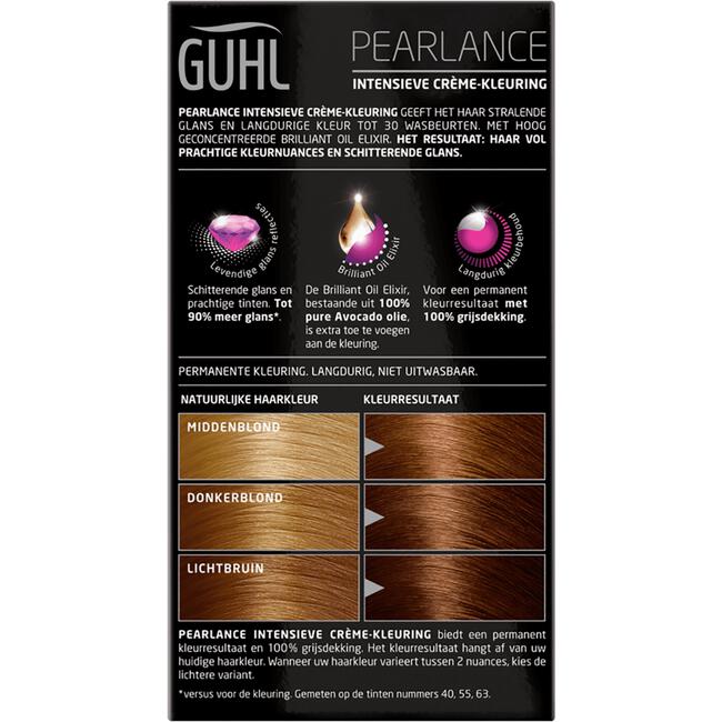 Guhl Pearlance Intensieve Crème-Haarkleuring 67 Donkergoudblond 2x50 ML