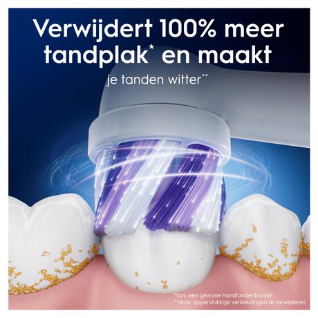 Oral-B iO Radiant White Opzetborstels Wit 2 Stuks