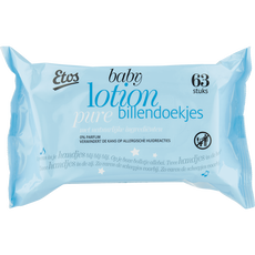 Etos Baby Lotion Billendoekjes Pure Vochtige Doekjes 63 stuks