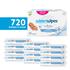 WaterWipes Billendoekjes Plasticvrij Gevoelige Huid Voordeeldoos 12x60 stuks