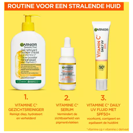 Garnier SkinActive Vitamine C Glowy UV fluid met SPF50 40ML