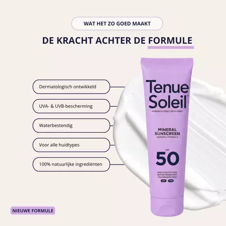 Tenue Soleil Zonnecrème SPF50 100 ML