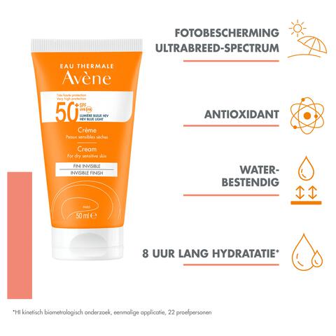 Avène Zonnebrand Crème SPF 50+ 50 ML
