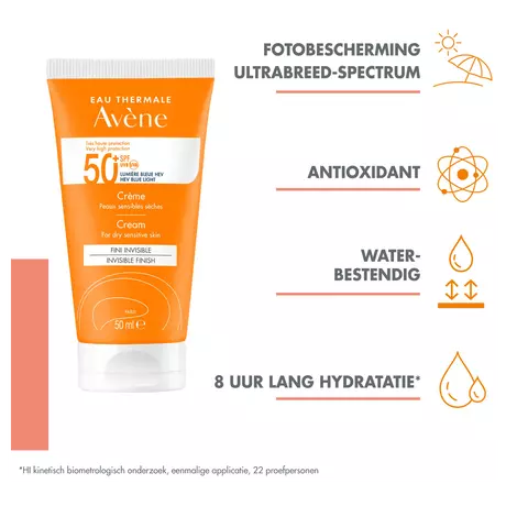 Avène Zonnebrand Crème SPF 50+ 50 ML