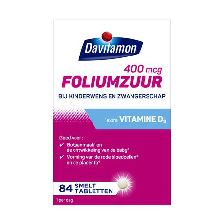 Davitamon Foliumzuur met vitamine D - Zwanger