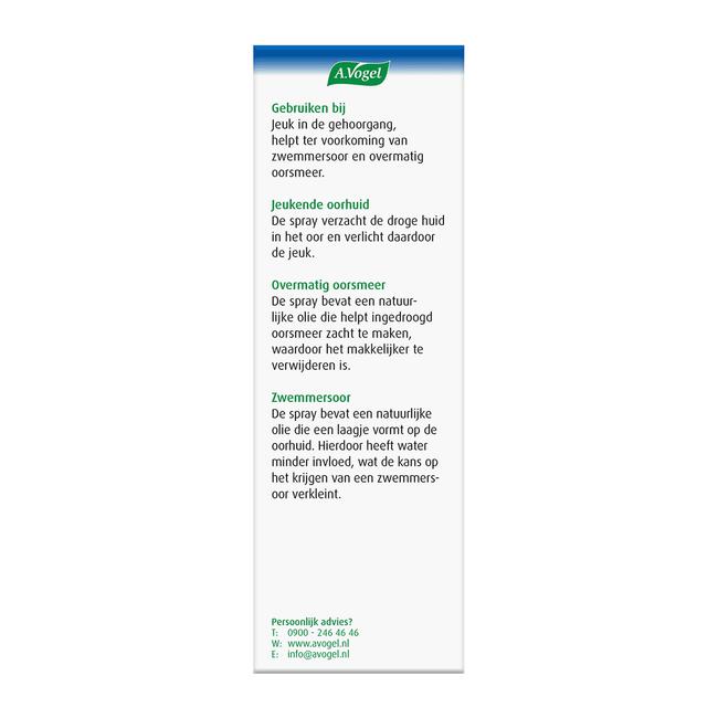 A.Vogel Oorspray Jeuk bij Jeuk in de Gehoorgang Spray 20 ML