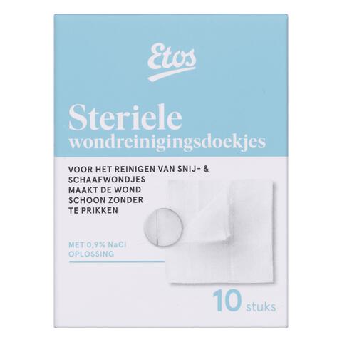 Etos Steriele Wondreinigingsdoekjes 10 doekjes