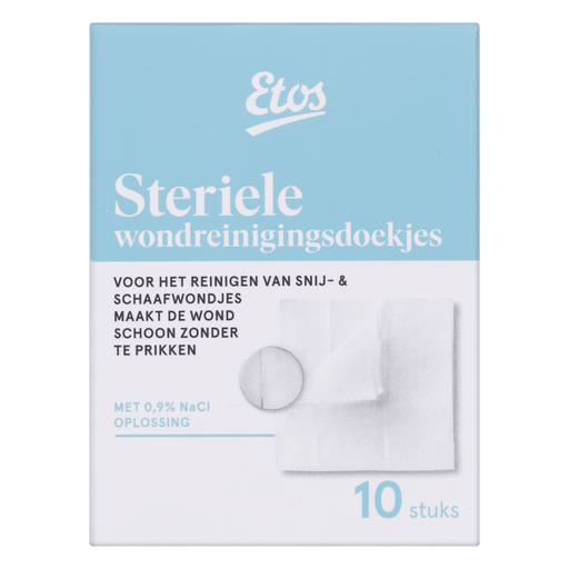 Etos Steriele Wondreinigingsdoekjes Doekjes 10 stuks