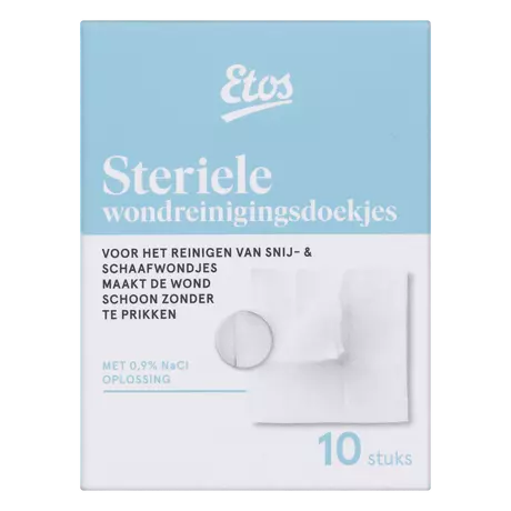 Etos Steriele Wondreinigingsdoekjes Doekjes 10 stuks