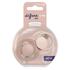 Difrax LOVI Prime Fopspeen 6-18 Maanden Nude/Blush BPA-vrij