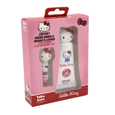 Fancy Label Hello Kitty Gift Set Hand Creme 40 Ml En Lip Balm
