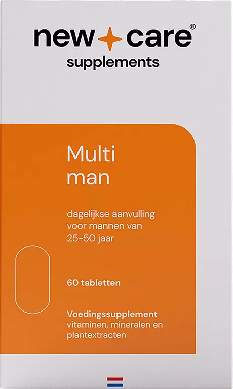 New Care Multi Man Dagelijkse Aanvulling Tabletten 60 stuks